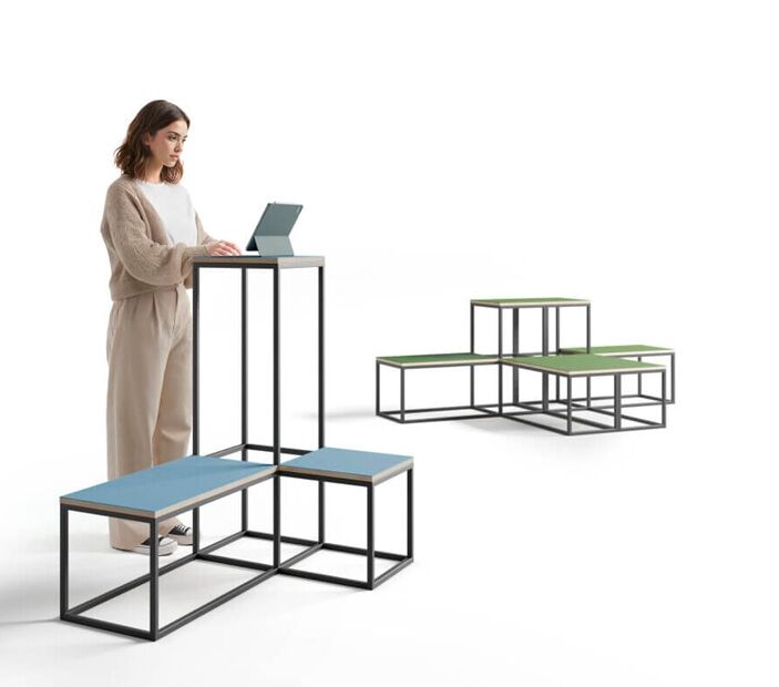 SALTO, flexibles Möbelkonzept für spontanes Arbeiten