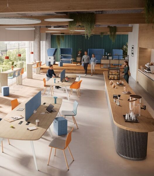 Treffpunkt im modernen Büro