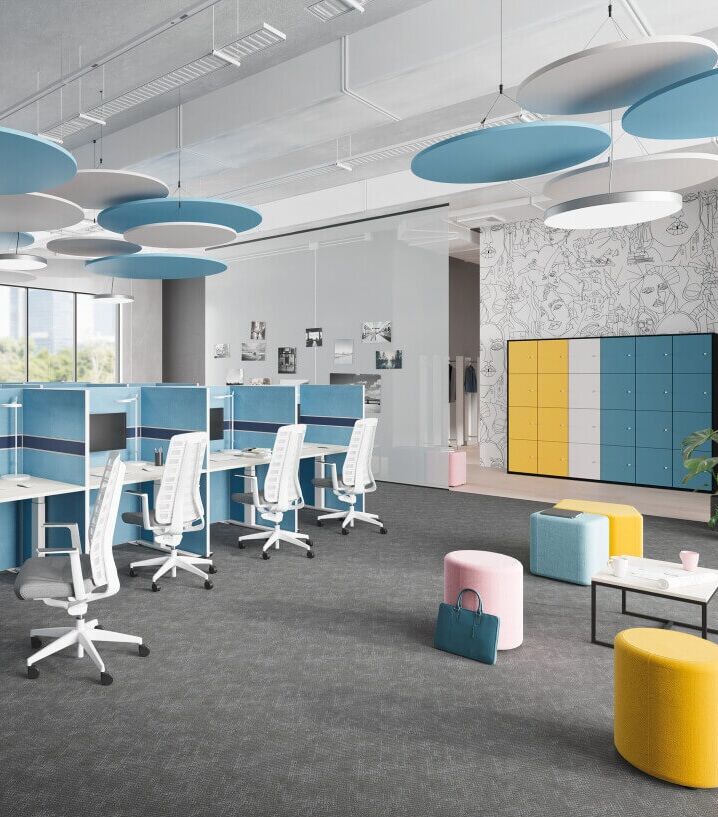 Akustik und Büroplanung