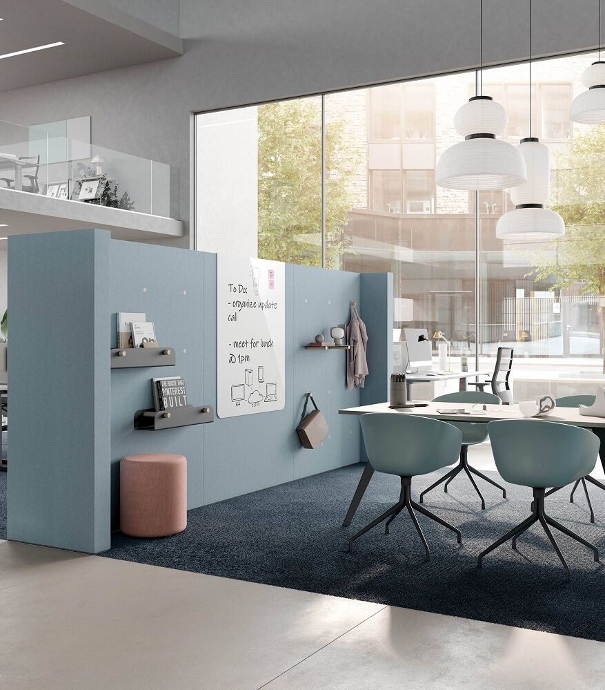 Trennwandsystem CLAMP