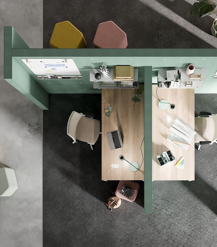 Trennwandsystem CLAMP