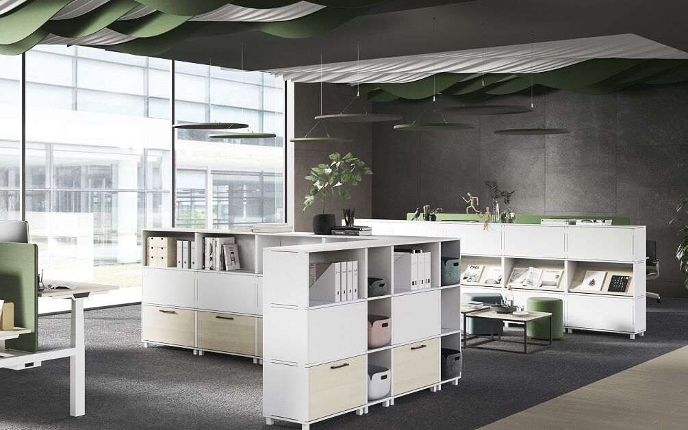 Moderne Bürolandschaften